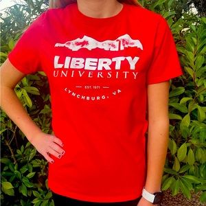 Liberty University T-shirt, size small